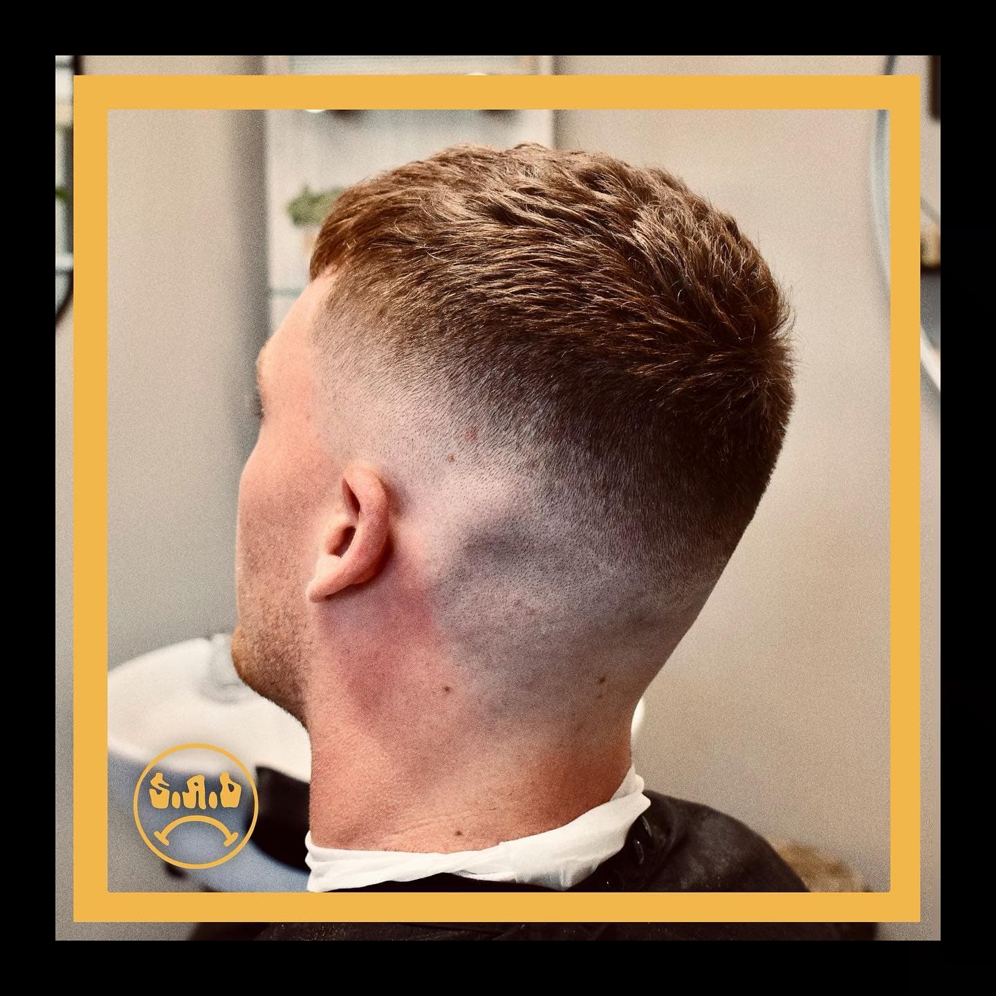 Side part · skin fade